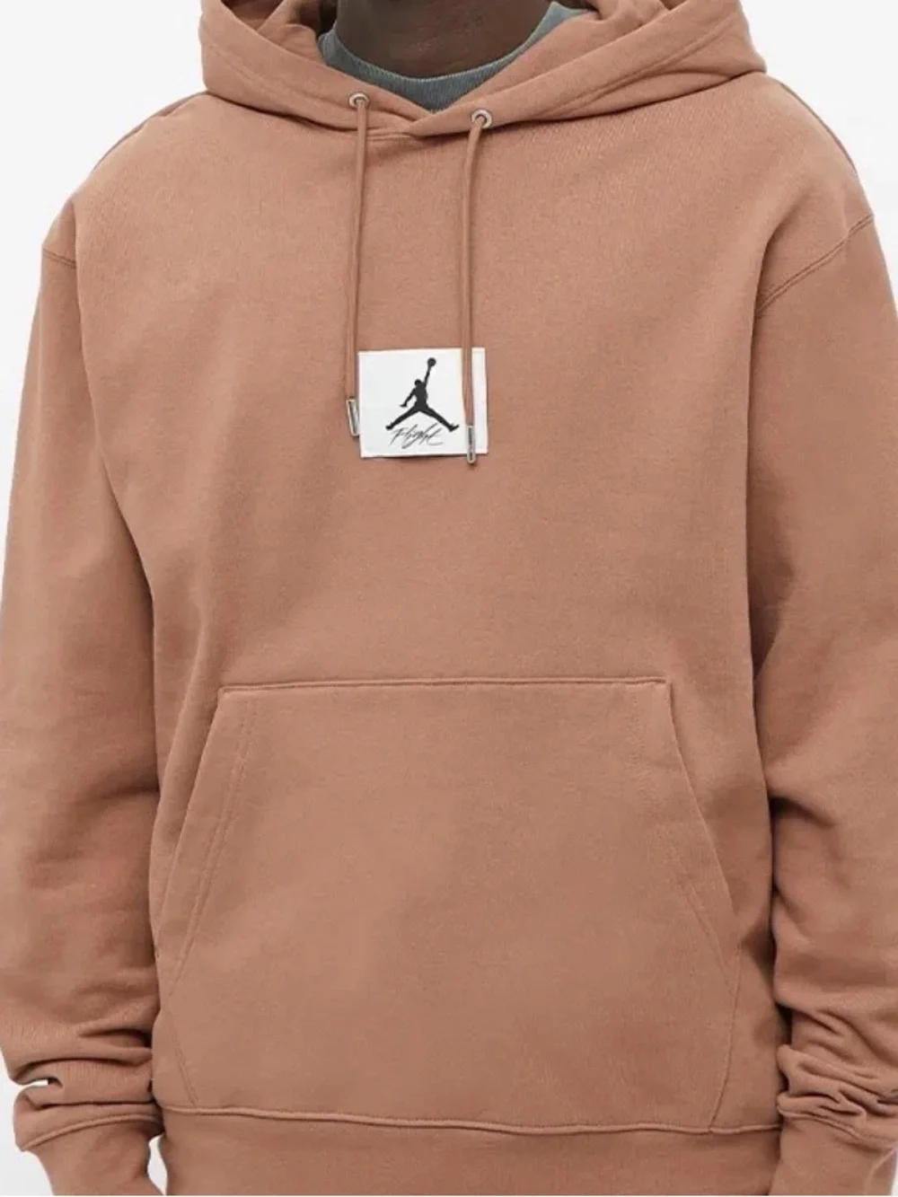 Nike Air Jordan Statement Fleece Hoodie Archaeo Brown Size XL
